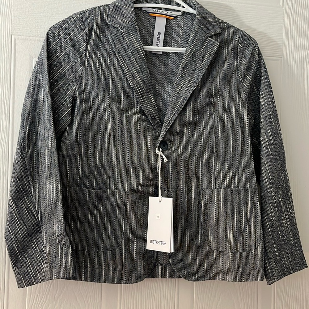 NWT Distretto 12 boys jacket, Size 10